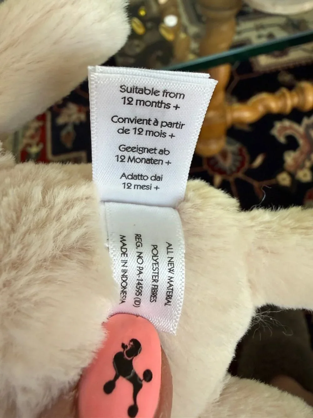 *BRAND NEW* Jellycat Smudge Rabbit Bag Charm - Picture 7 of 8